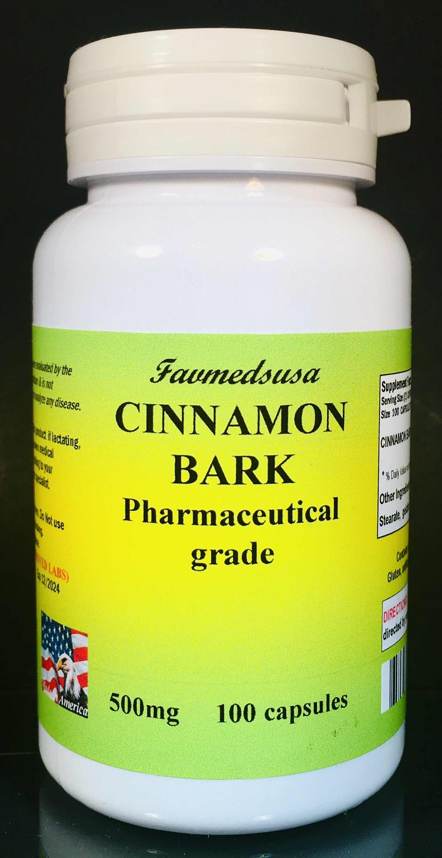 Cinnamon 600mg - 100 capsules